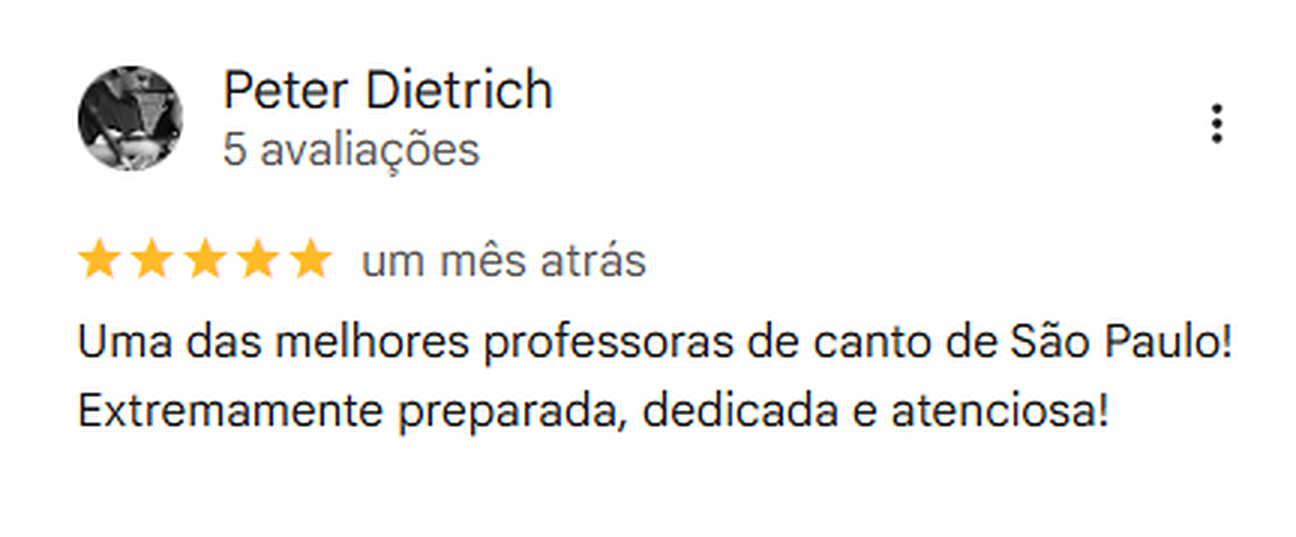 Depoimento de paciente 3 sobre o atendimento da fonoaudióloga Natalia Escamez